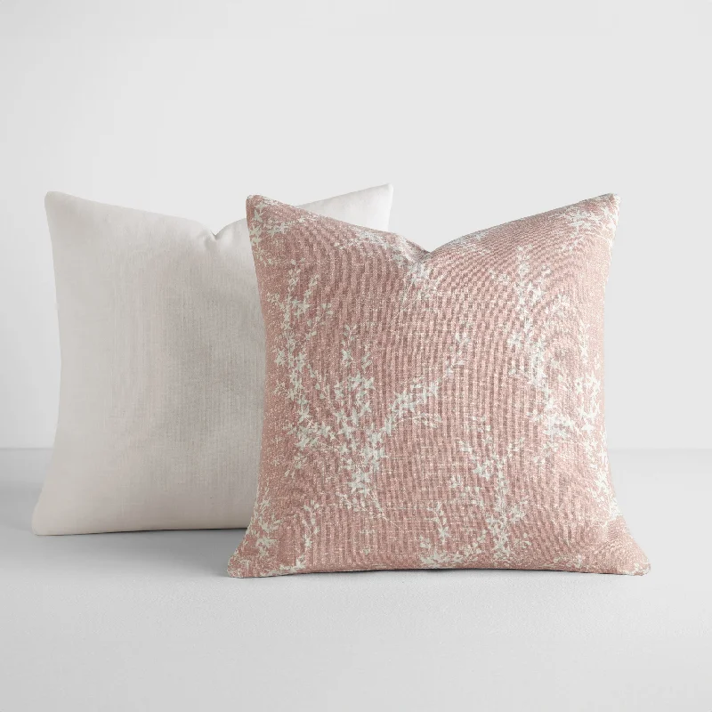 2-Pack Cotton Slub Decor Throw Pillows in Willow