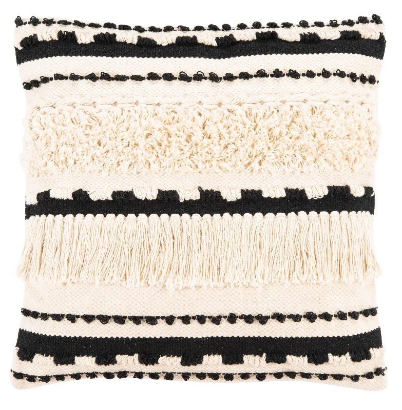 Beige/Black Vanka Pillow 20" x 20"