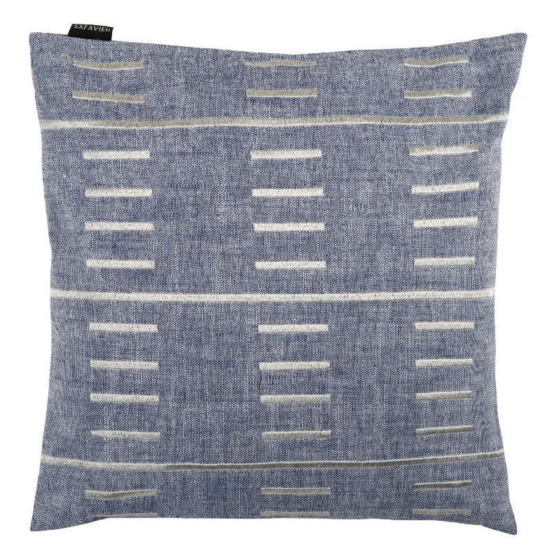 Blue/White Lizabet Pillow 18" x 18"