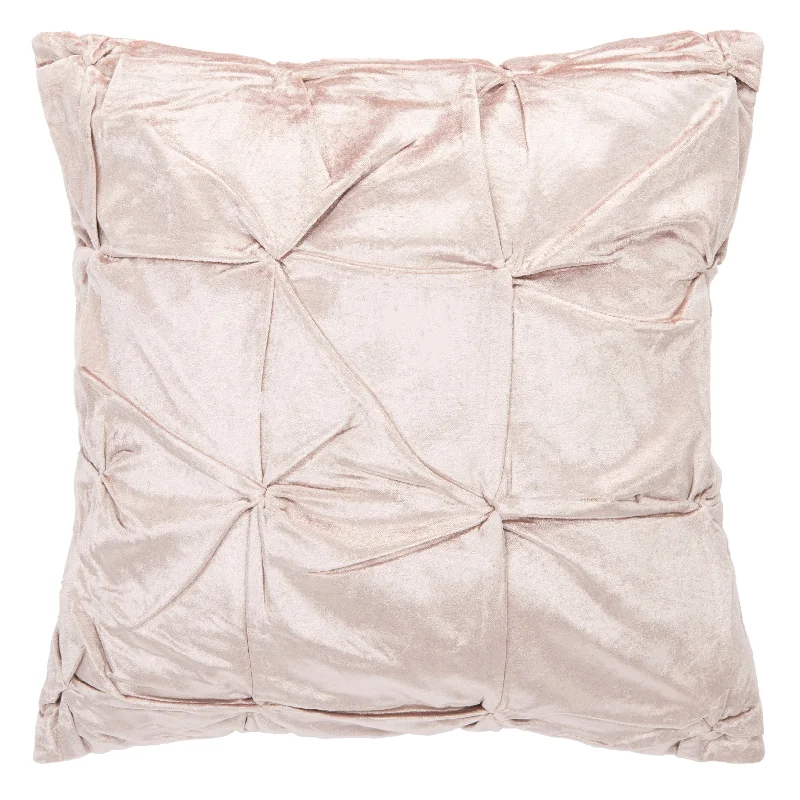 Blush Embellished Trinz Pillow 18" x 18"