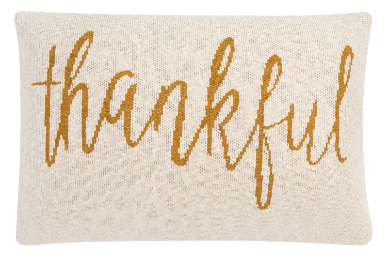 Holiday Thankful Pillow 16x24''