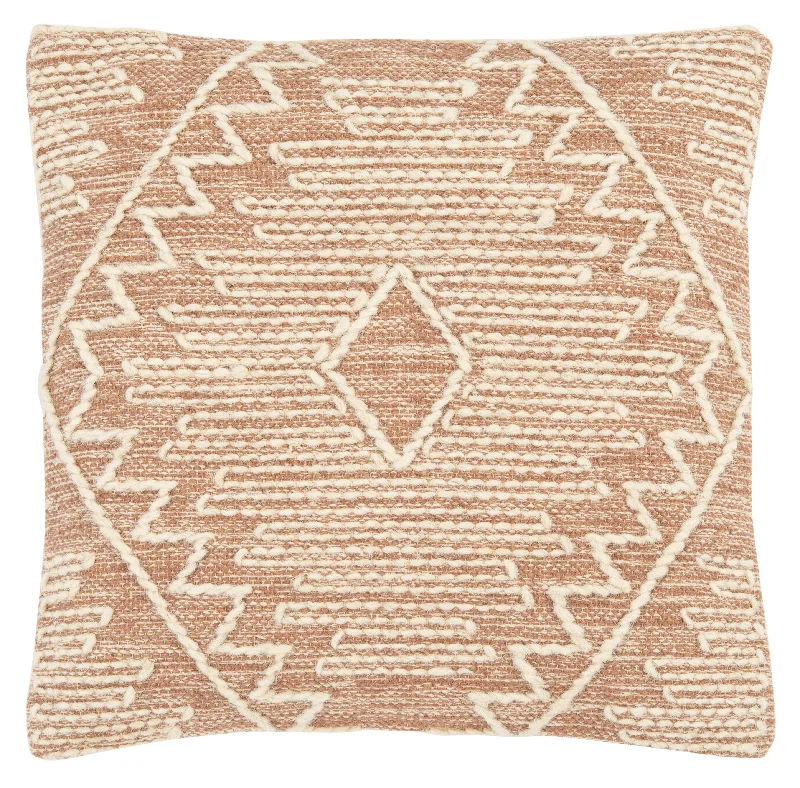 Peach Lannie Pillow 18" x 18"