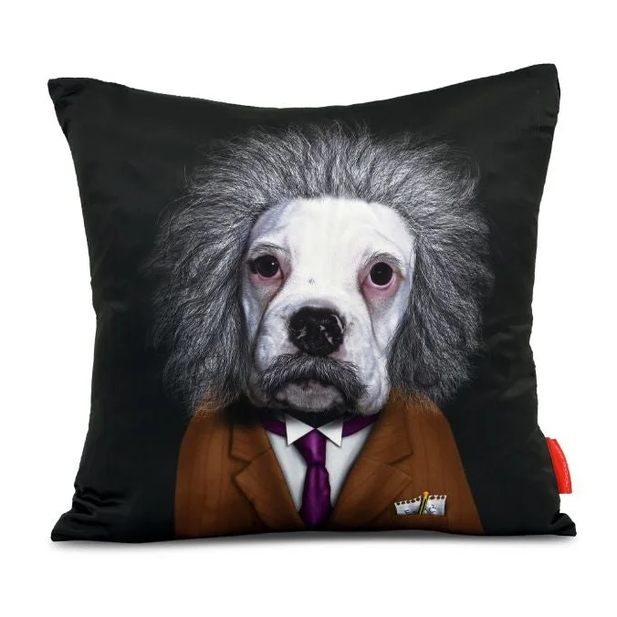 Pets Rock "Brain" Faux Silk Decorative Pillow