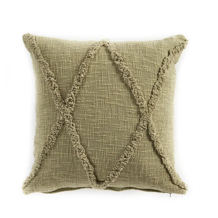 Rustic Olive Throw Pillow