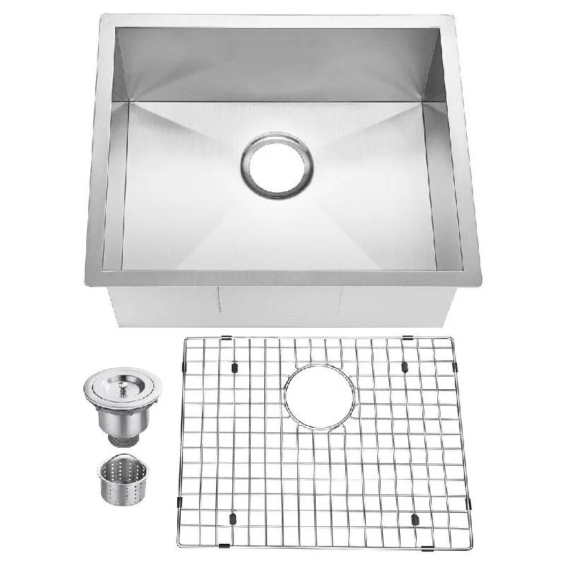 18 Gauge Stainless Steel Single Bowl Kitchen Sink