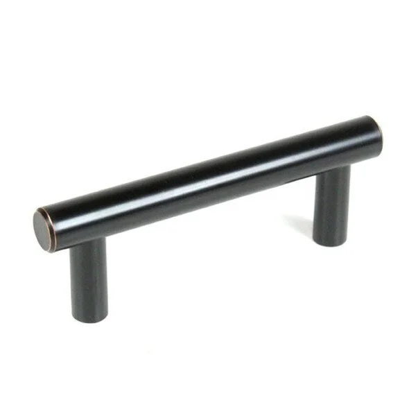 4-inch Solid Steel Oil Rubbed Bronze Cabinet Bar Pull Handles (Case of 25)