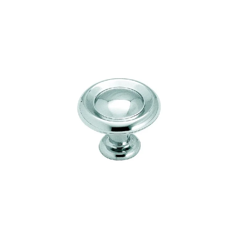 Amerock Hint of Heritage 1.25-Inch Polished Chrome Cabinet Knob (Pack of 5)