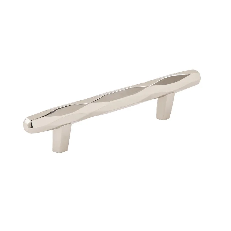 Amerock St. Vincent Polished Nickel 3.75-inch Center Cabinet Pull