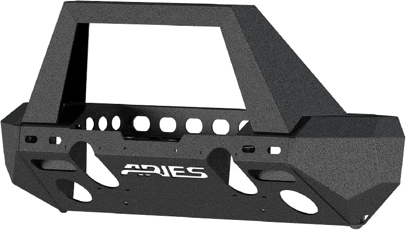 ARIES 2082093 TrailChaser Black Aluminum Front Bumper with Brush Guard - $845