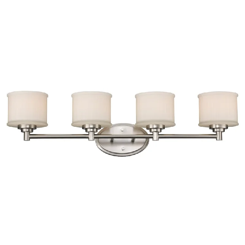 Cahill Brushed Nickel 4-light Vanity Bar