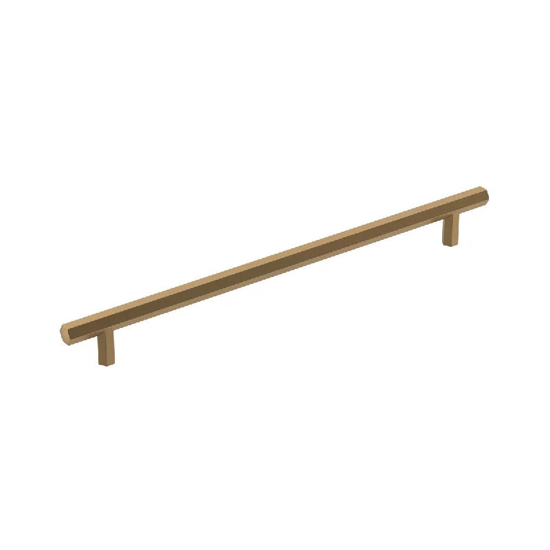 Caliber 10-1/16 in (256 mm) Center-to-Center Champagne Bronze Cabinet Pull - 10.0625