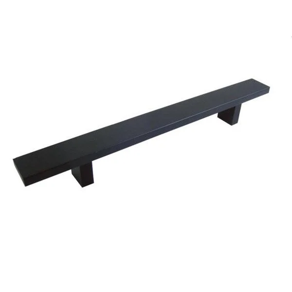 Contemporary 10-inch Rectangular Matte Black Cabinet Bar Pull Handle (Pack of 15)