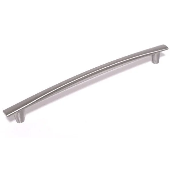 Contemporary 11.625-inch Round Arch Stainless Steel Finish Cabinet Bar Pull Handles (Set of 10)