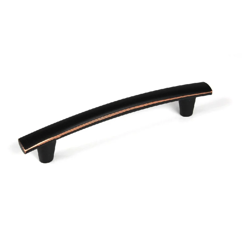 Contemporary 6-1/2 inch Round Arch Design Oil Rubbed Bronze Finish Cabinet Bar Pull Handle (Case of 10)