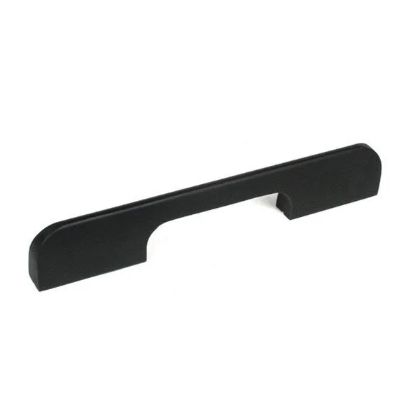 Contemporary 6-inch Solid Matte Black Cabinet Bar Pull Handle (Case of 10)