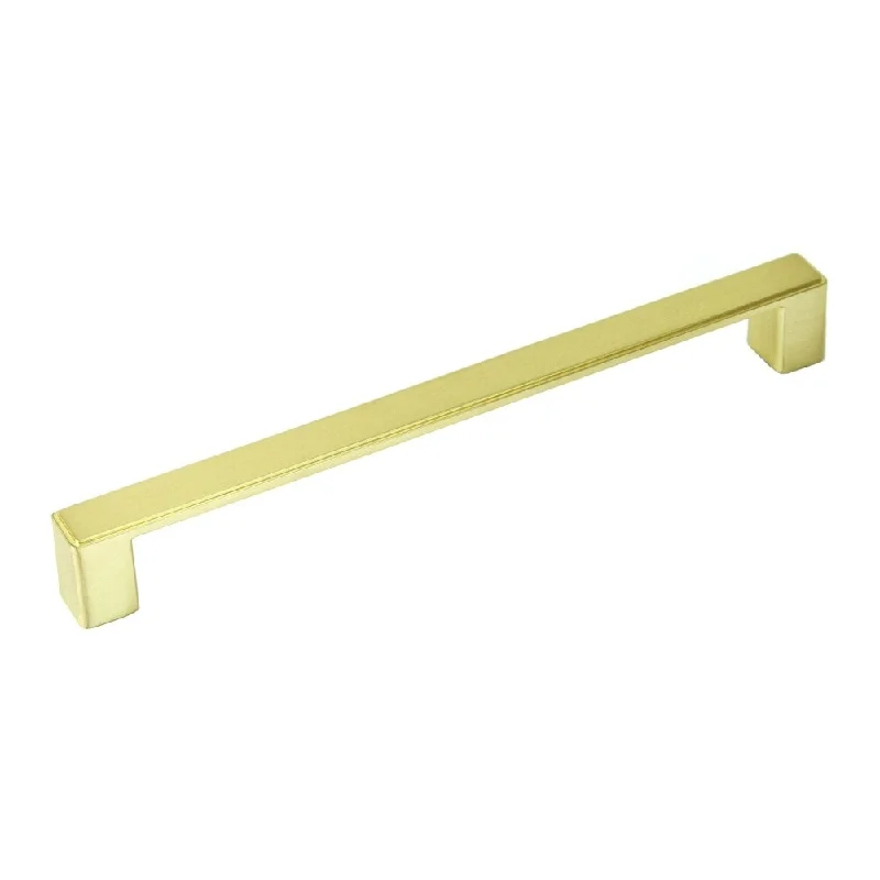 Contemporary 8-3/8-inch Nepoli Champagne Gold Finish Square Cabinet Bar Pull Handle (Case of 10) - Champagne Gold