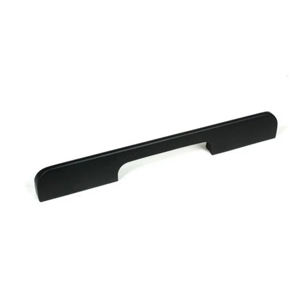 Contemporary 8-inch Solid Matte Black Cabinet Bar Pull Handle (Case of 15)