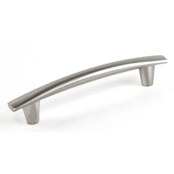 Contemporary Brushed Nickel 6.5-inch Round Arch Cabinet Bar Pull Handles (Case of 25)