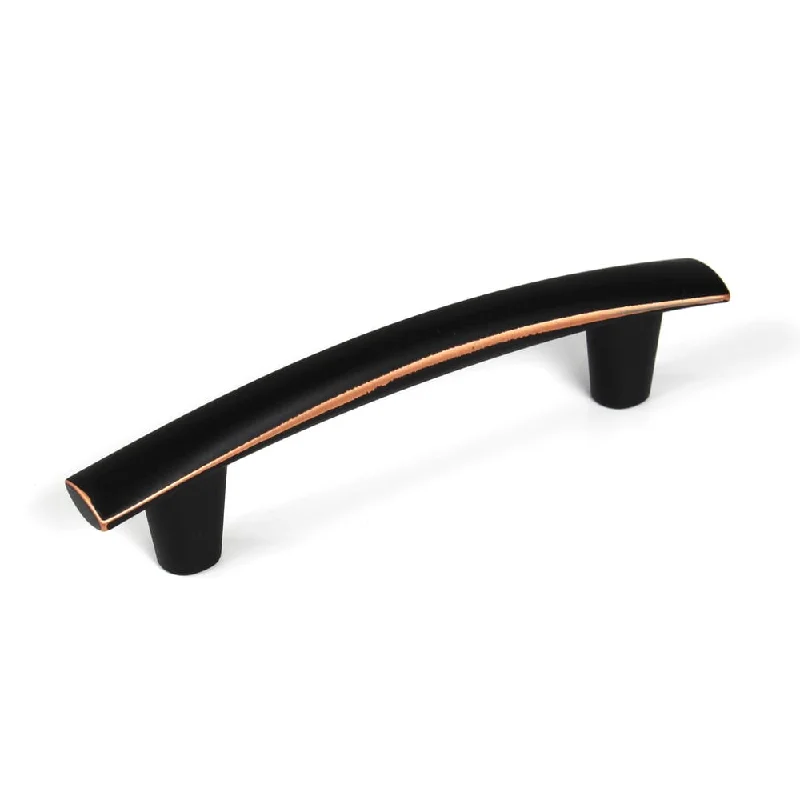 Contemporary Oil Rubbed Bronze 5 1/4-inch Round Arched Cabinet Bar Pull (Case of 25)