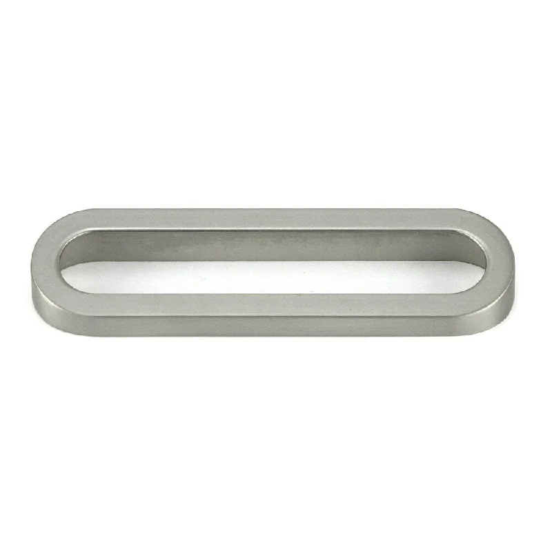 Contemporary Ring 5-1/4-inch Round Circular Stainless Steel Brushed Nickel Cabinet Bar Pull Handle (Case of 10)