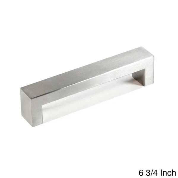 Contemporary Stainless Steel Bold Design Cabinet Bar Pull Handle (Set of 15)