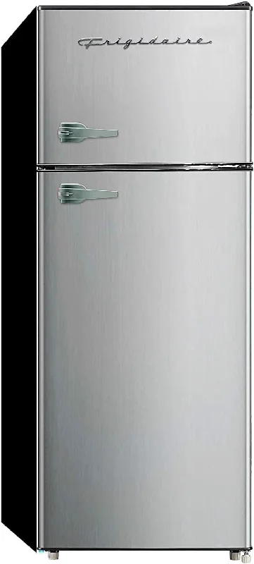 Frigidaire EFR751, 2 Door Apartment Size Refrigerator with Freezer Combo, 7.5 cu ft - $210