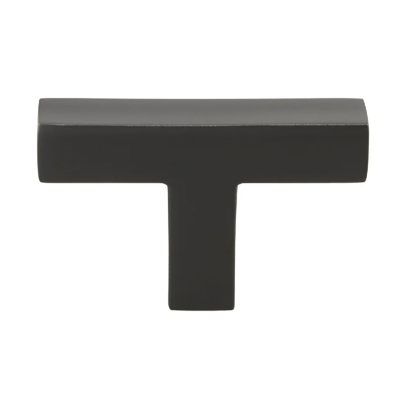 GlideRite 2-Inch Solid Square Cabinet T-Knob