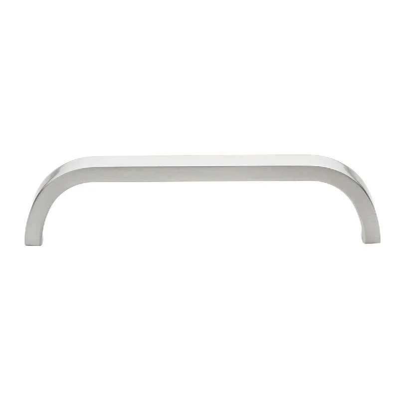 GlideRite 5 inch Center Solid Curved Bar Pull Cabinet Hardware Handle, 4843-128-SN