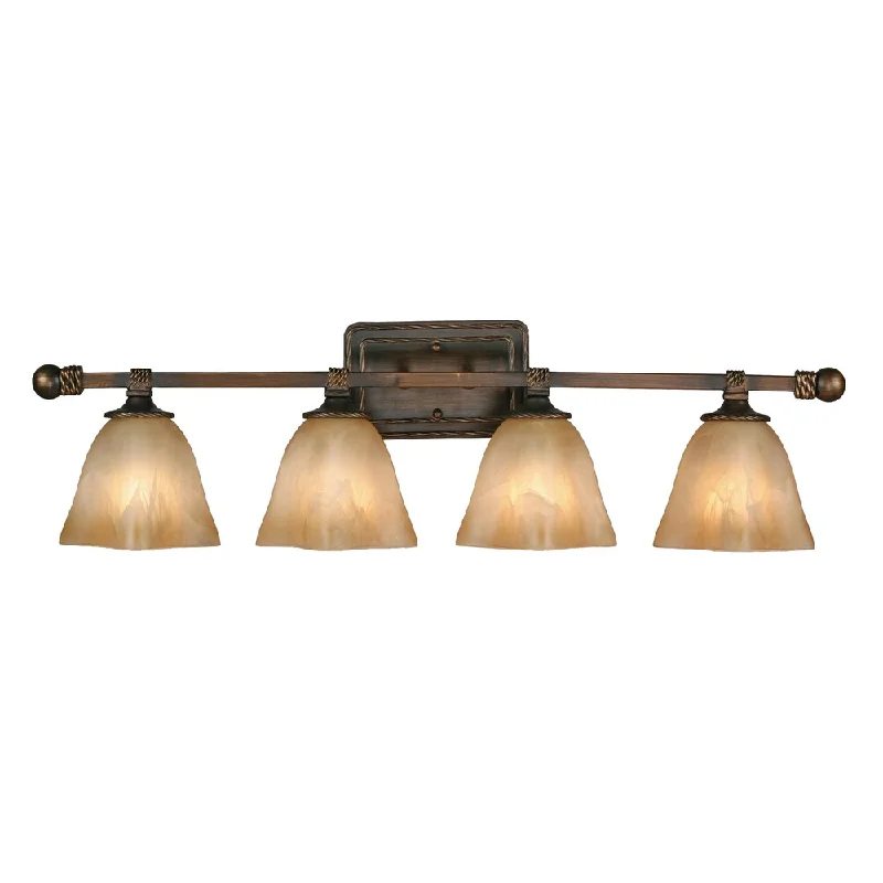 Golden Lighting Meridian Gold-tone Bath Vanity Light