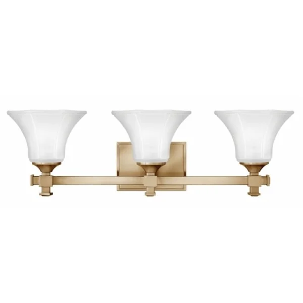 Hinkley Abbie 3-Light Vanity Light in Brushed Caramel