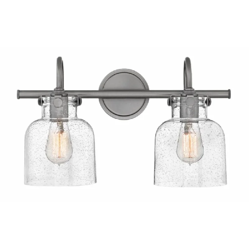 Hinkley Congress 2-Light Vanity Light in Antique Nickel