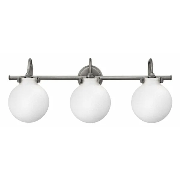 Hinkley Congress 3-Light Vanity Light in Antique Nickel