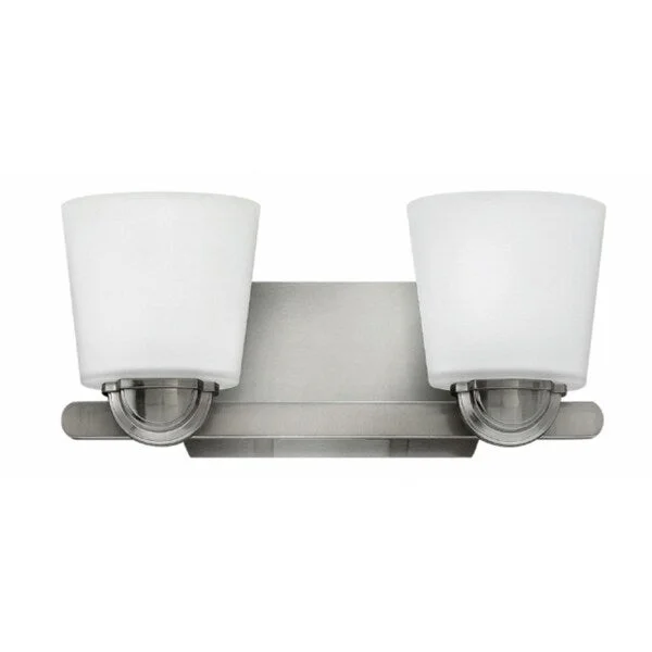 Hinkley Kylie 2-Light Vanity Light in Brushed Nickel