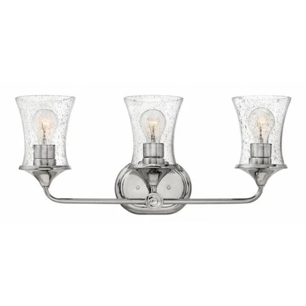 Hinkley Thistledown 3-Light Vanity Light in Polished Nickel