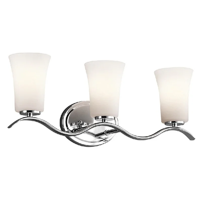 Kichler Lighting Armida Collection 3-light Chrome LED Bath/Vanity Light