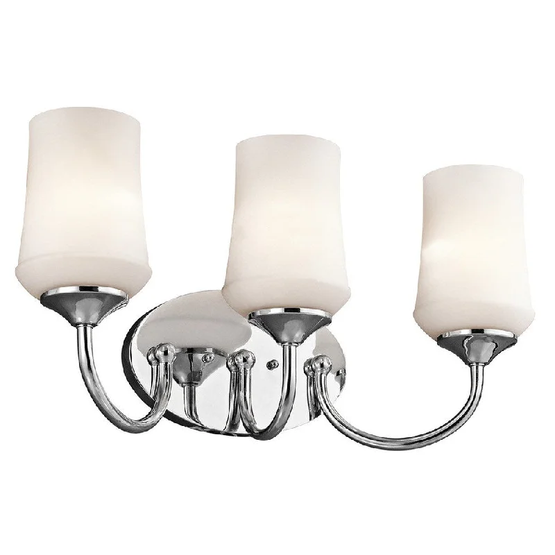 Kichler Lighting Aubrey 3-light Chrome Bath/Vanity Light