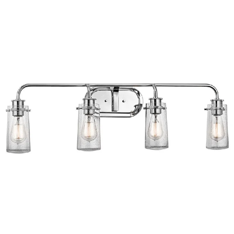 Kichler Lighting Braelyn Collection 4-light Chrome Bath/Vanity Light