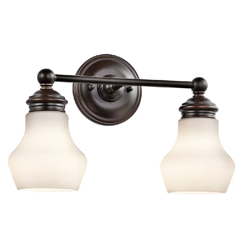 Kichler Lighting Currituck Collection 2-light Oil Rubbed Bronze Bath/Vanity Light