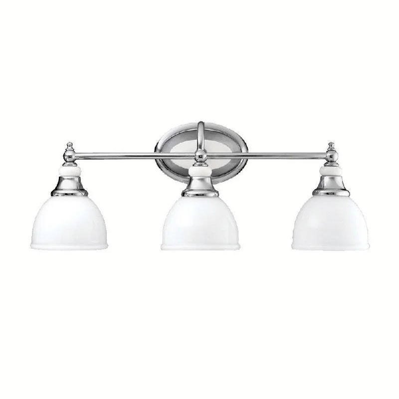 Kichler Lighting Pocelona Collection 3-light Chrome Bath/Vanity Light