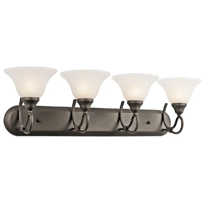 Kichler Lighting Stafford Collection 4-light Olde Bronze Bath/Vanity Light