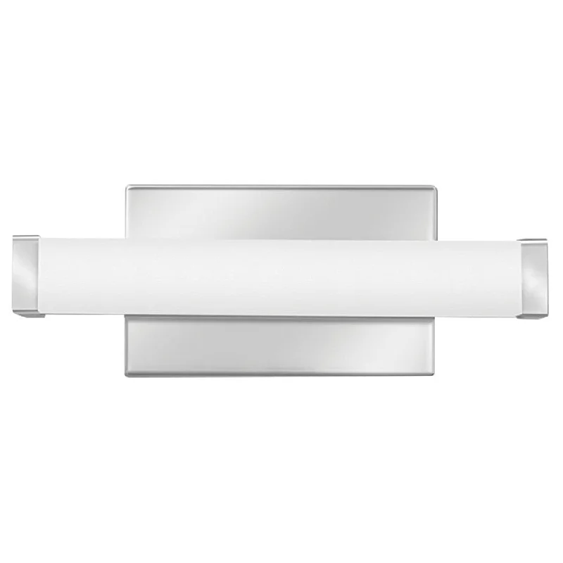 Lithonia Lighting Contemporary Square Chrome and Acrylic LED Vanity Light - Silver