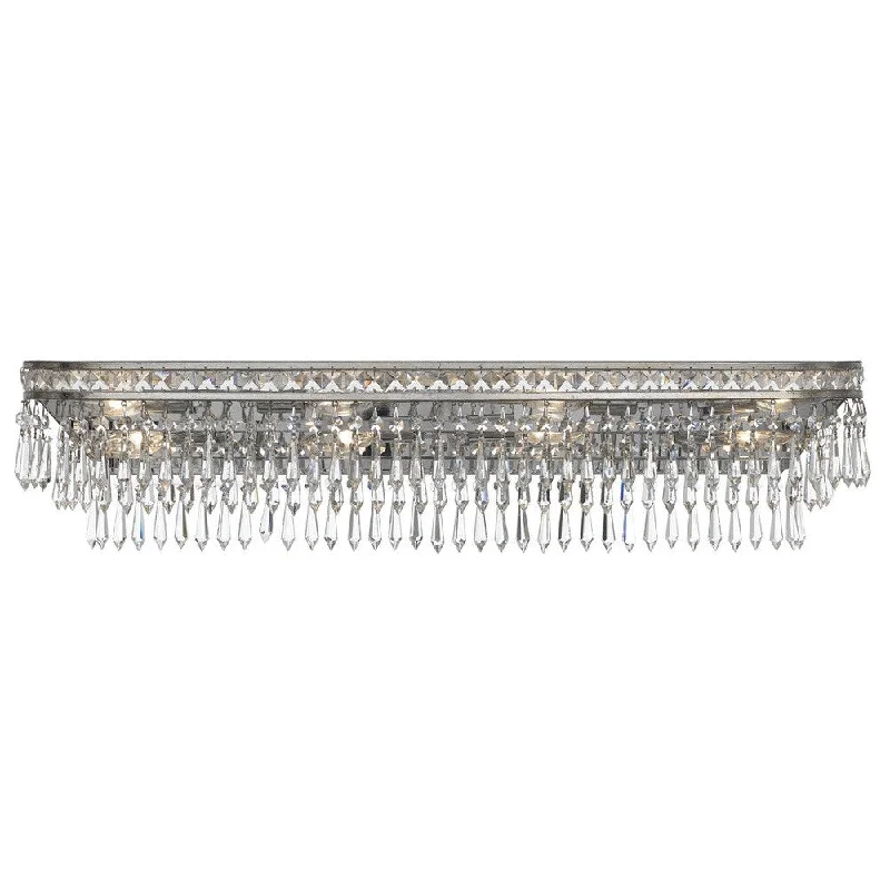 Mercer 8-light Olde Silver Bath/ Vanity Light - Olde Silver