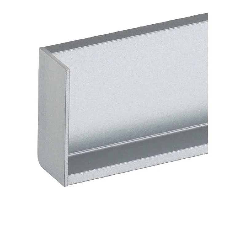 Schwinn Hardware Handle-Free Cabinet Hardware 6K377 L Cap Left Silver Rectangle Component