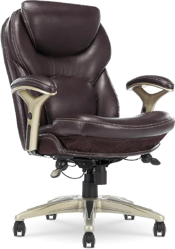 Serta Claremont Ergonomic Executive Office Chair with Back in Motion Technology - $160