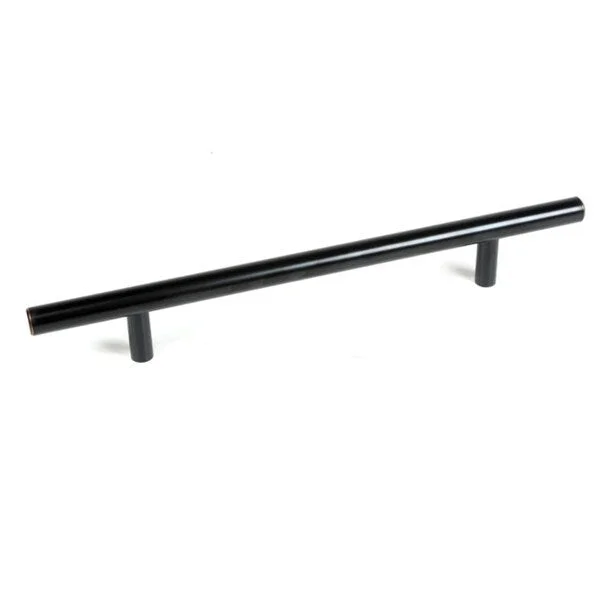 Solid Oil Rubbed Bronze Cabinet Bar Pull Handles (Case of 5)