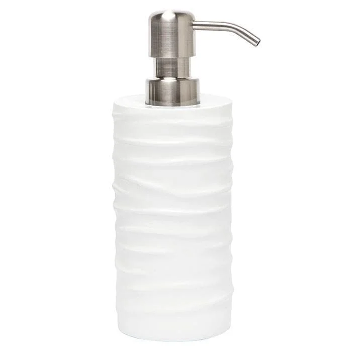 Solin Lacquer Resin Soap Pump (White)