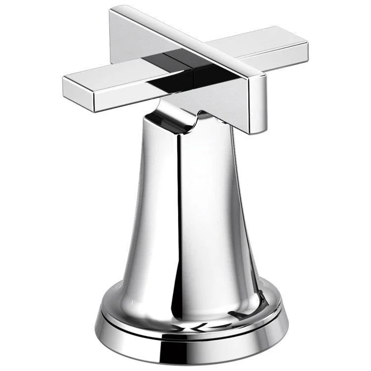 Handle Kit Levoir Brass 2 High Cross Polished Chrome ADA for Widespread Faucet 3-3/4 Inch