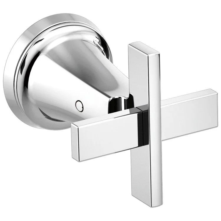 Handle Kit Levoir Zinc 2 Cross Polished Chrome ADA for Widespread Faucet 2-13/16 Inch