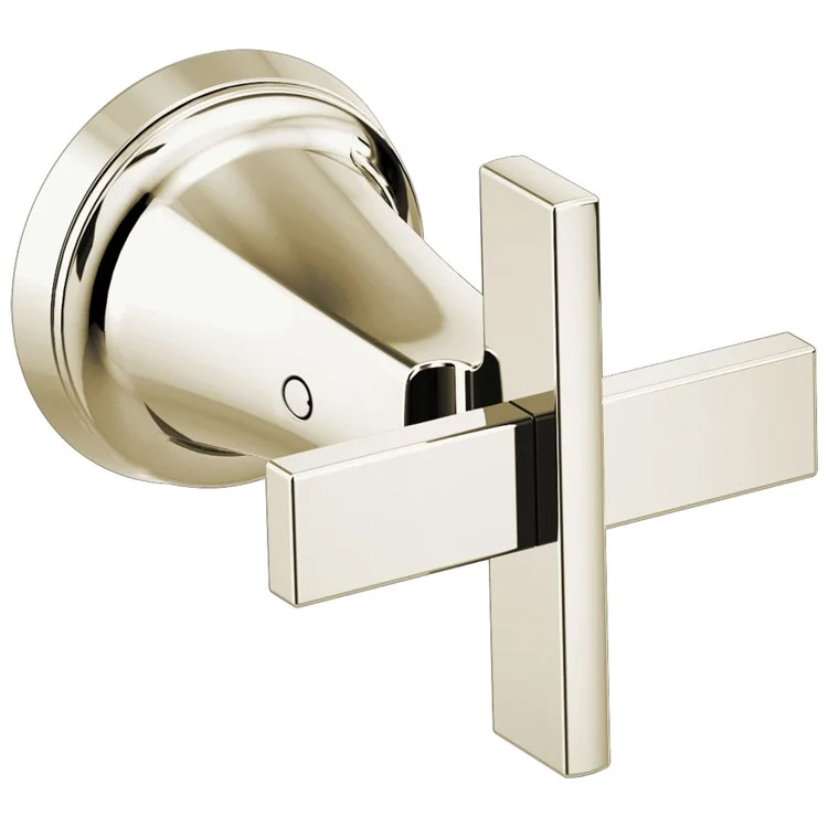 Handle Kit Levoir Zinc 2 Cross Brilliance Polished Nickel ADA for Widespread Faucet 2-13/16 Inch