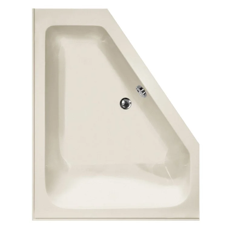 Combination Tub Designer Collection Courtney 60 x 48 x 21 Inch Right Hand Drain Biscuit Corner